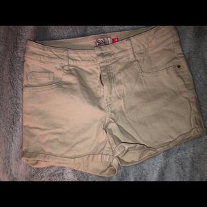 Girls SO khaki shorts size 14